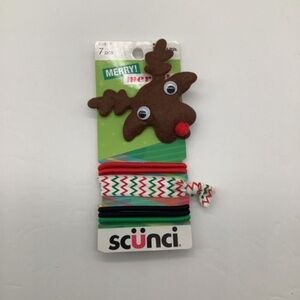 Scunci Reindeer Assortment‎ Ties 7pcs 53587-P